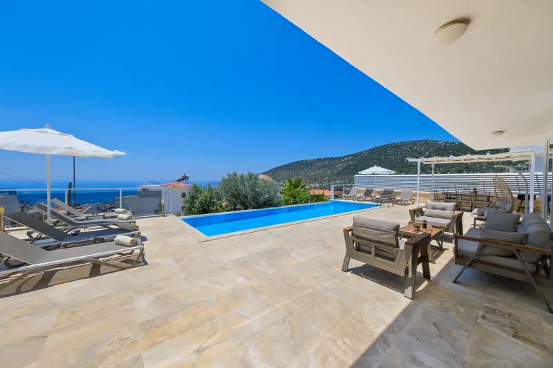 Kalkan’da kalabalık aile kiralık villa, fotoğraf 5