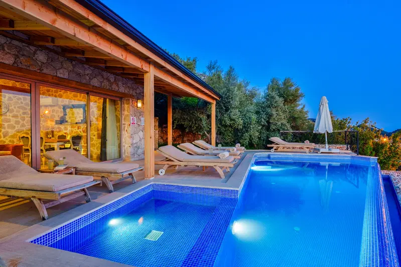 Kalkan’da muhafazakar kiralık villa, fotoğraf 5