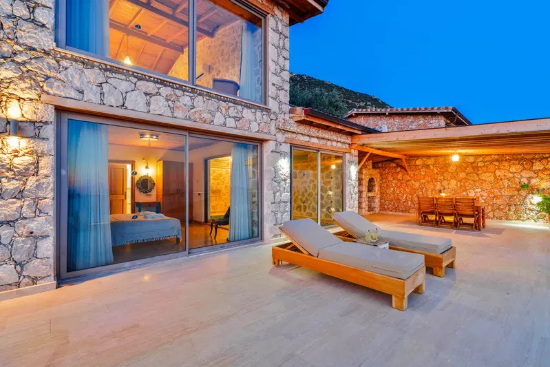 Kalkan’da jakuzili kiralık villa, fotoğraf 3
