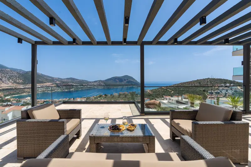 Kalkan’da saunalı kiralık villa, fotoğraf 3