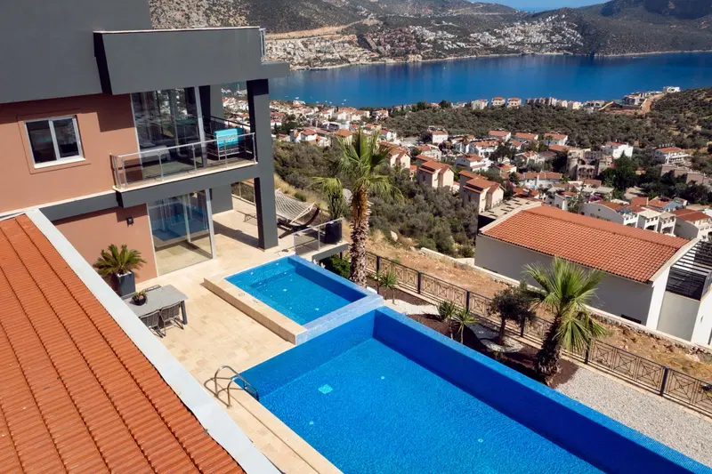Kalkan’da çocuk havuzlu kiralık villa, fotoğraf 4