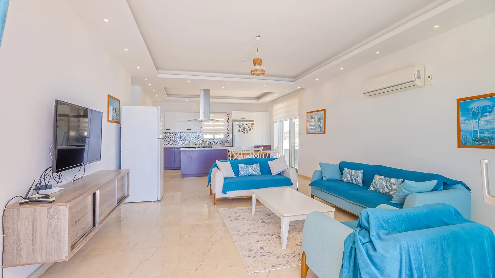 Kalkan'da Hamamlı, Saunalı, Kapalı Isıtmalı Havuzlu, Merkeze Yakın Balayı Villası