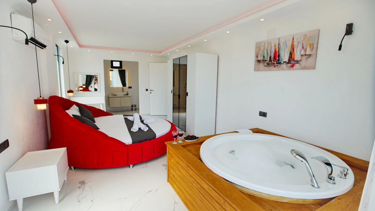 Patara’da Balayı Çiftlerine Uygun, Korunaklı Havuzlu, 2 Yatak Odalı, Kiralık Villa
