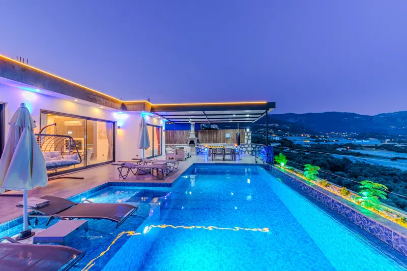 Çavdır’da jakuzili kiralık villa, fotoğraf 12