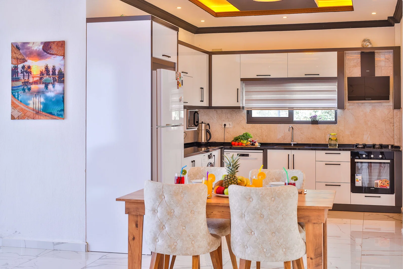 Çavdır’da Balayı Çiftlerine Uygun, Korunaklı Havuzlu, 2 Yatak Odalı, Kiralık Villa