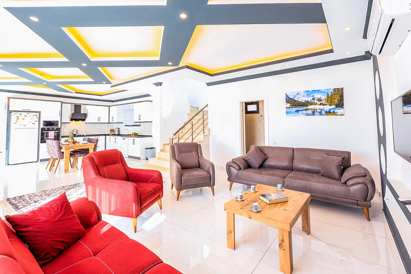 Çavdır’da Balayı Çiftlerine Uygun, Korunaklı Havuzlu, 2 Yatak Odalı, Kiralık Villa