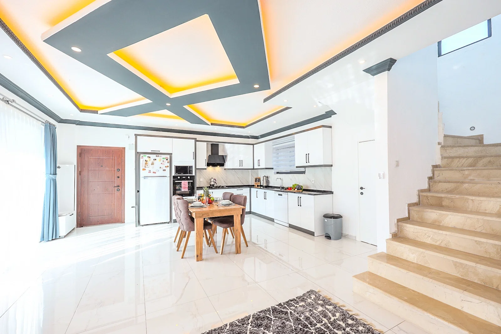 Çavdır’da Balayı Çiftlerine Uygun, Korunaklı Havuzlu, 2 Yatak Odalı, Kiralık Villa
