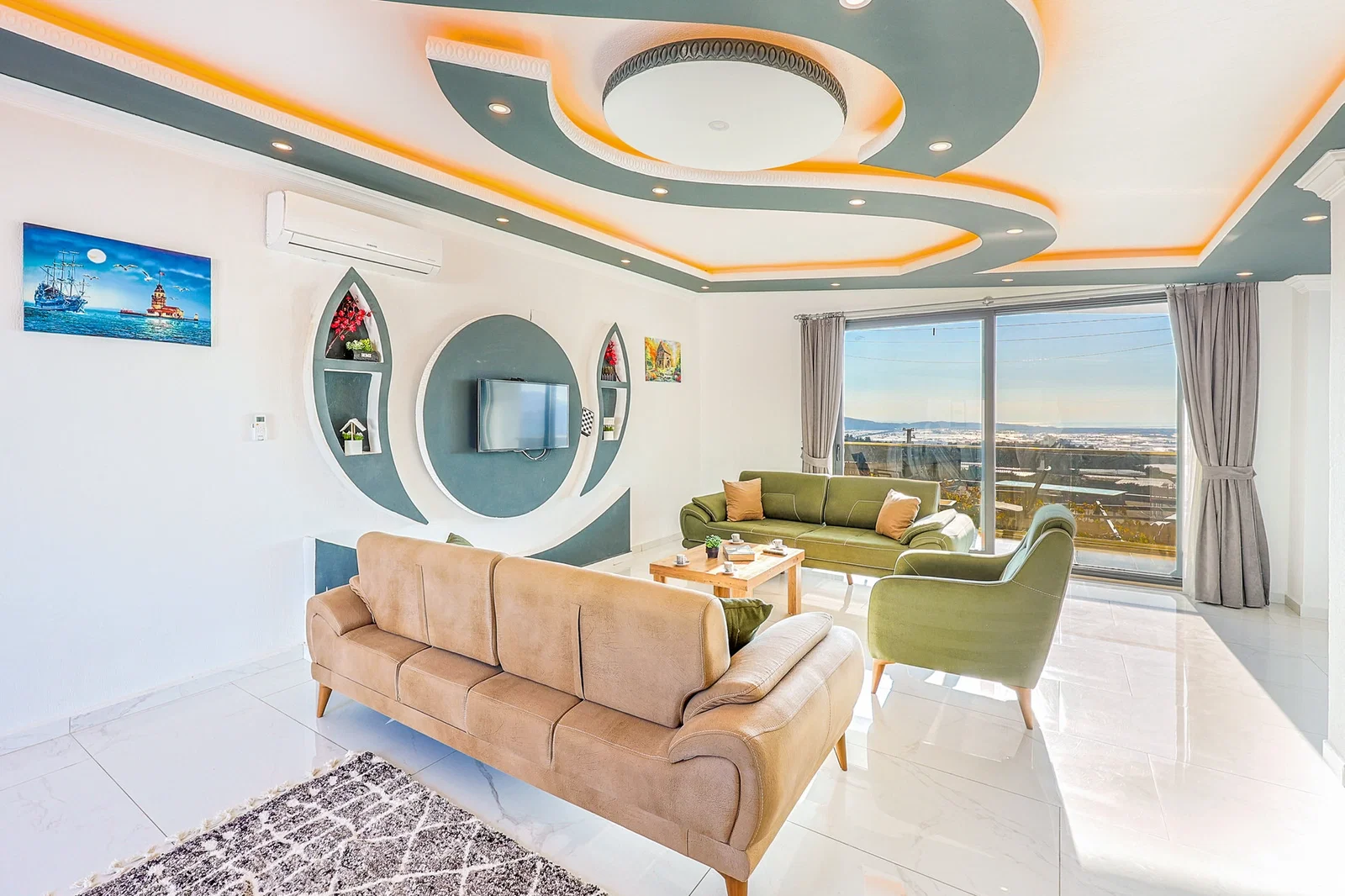 Çavdır’da Balayı Çiftlerine Uygun, Korunaklı Havuzlu, 6 Kişilik, Kiralık Villa