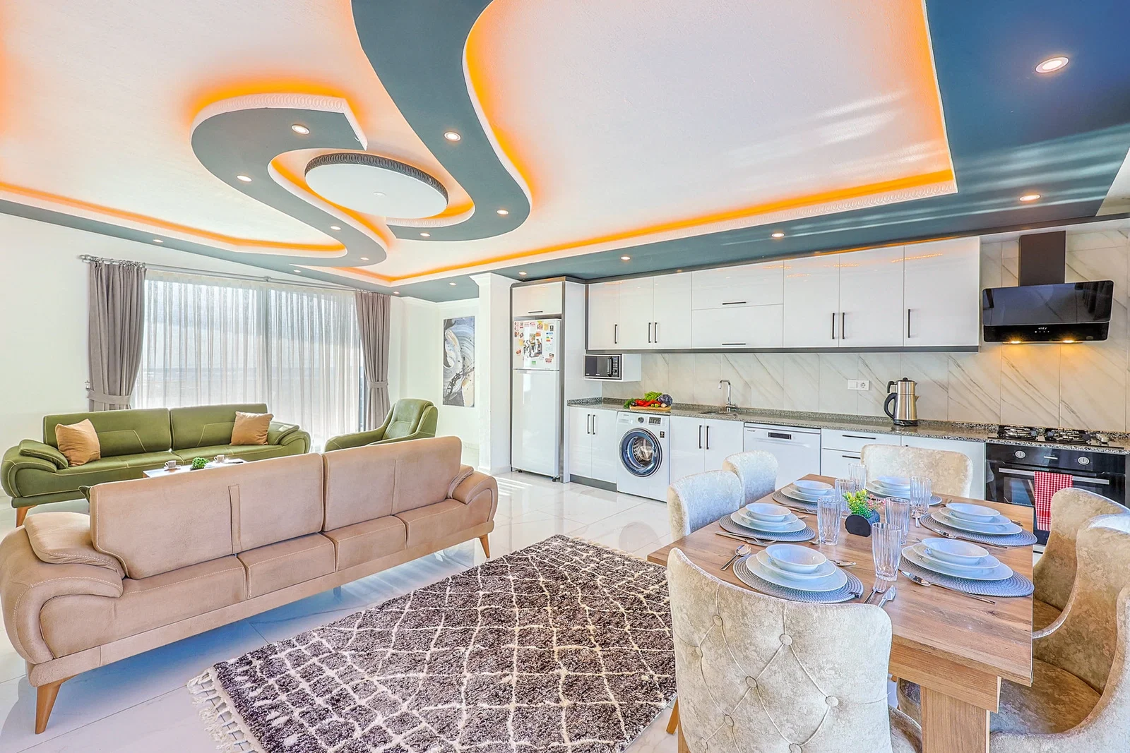 Çavdır’da Balayı Çiftlerine Uygun, Korunaklı Havuzlu, 6 Kişilik, Kiralık Villa
