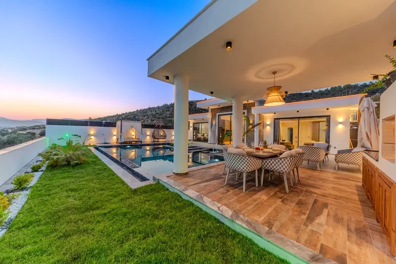 Çavdır’da çocuk dostu kiralık villa, fotoğraf 8