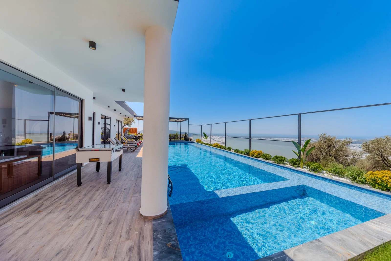 Çavdır’da Korunaklı, Çocuk Havuzlu, 5 Kişilik, Kiralık Villa