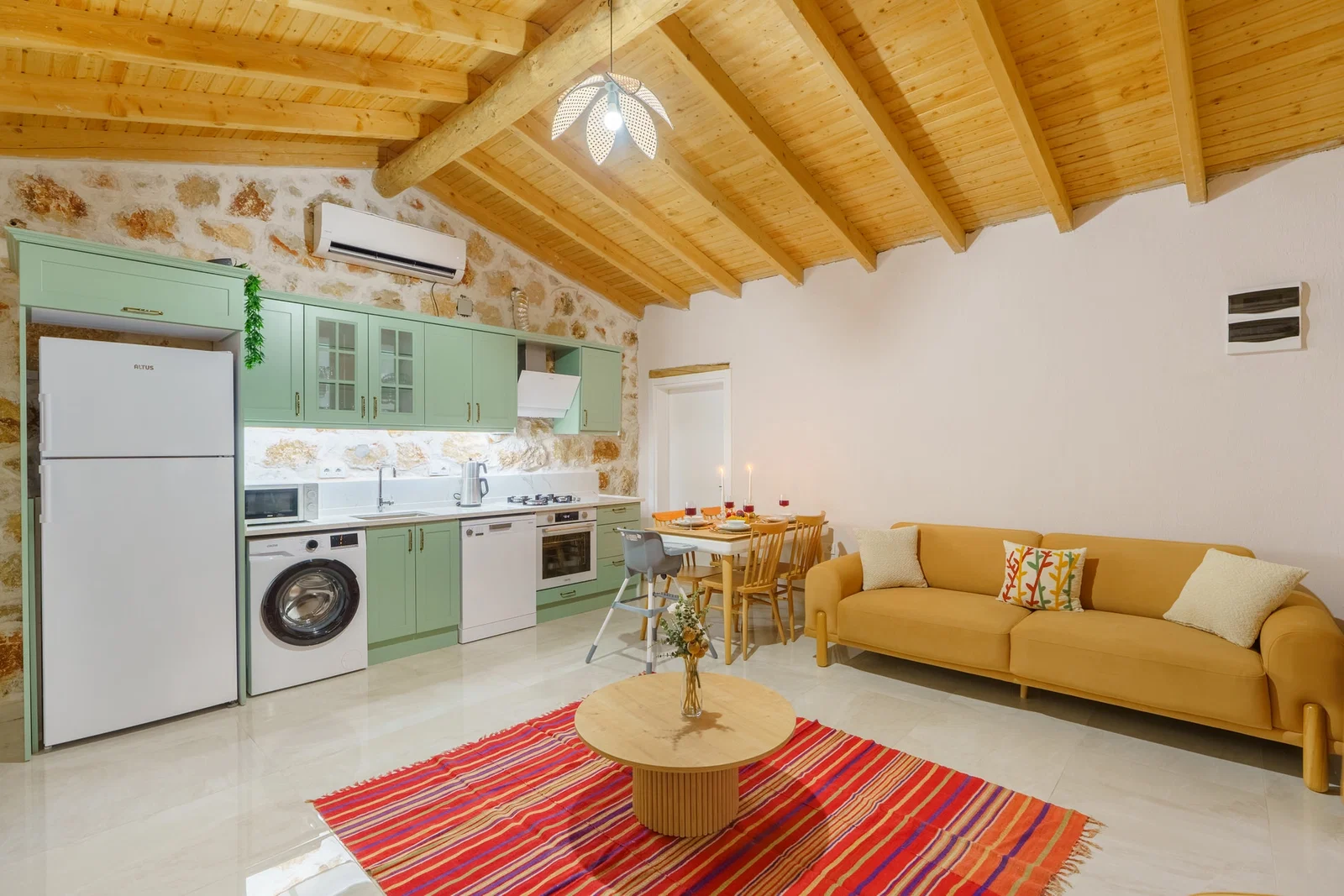 Patara’da Huzurlu, Korunaklı Havuzlu, 4 Kişilik, Kiralık Villa