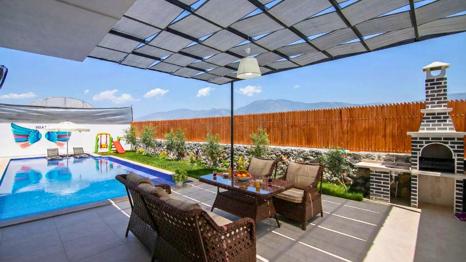 Patara’da Balayı Çiftlerine Uygun, Korunaklı Havuzlu, 5 Kişilik, Kiralık Villa
