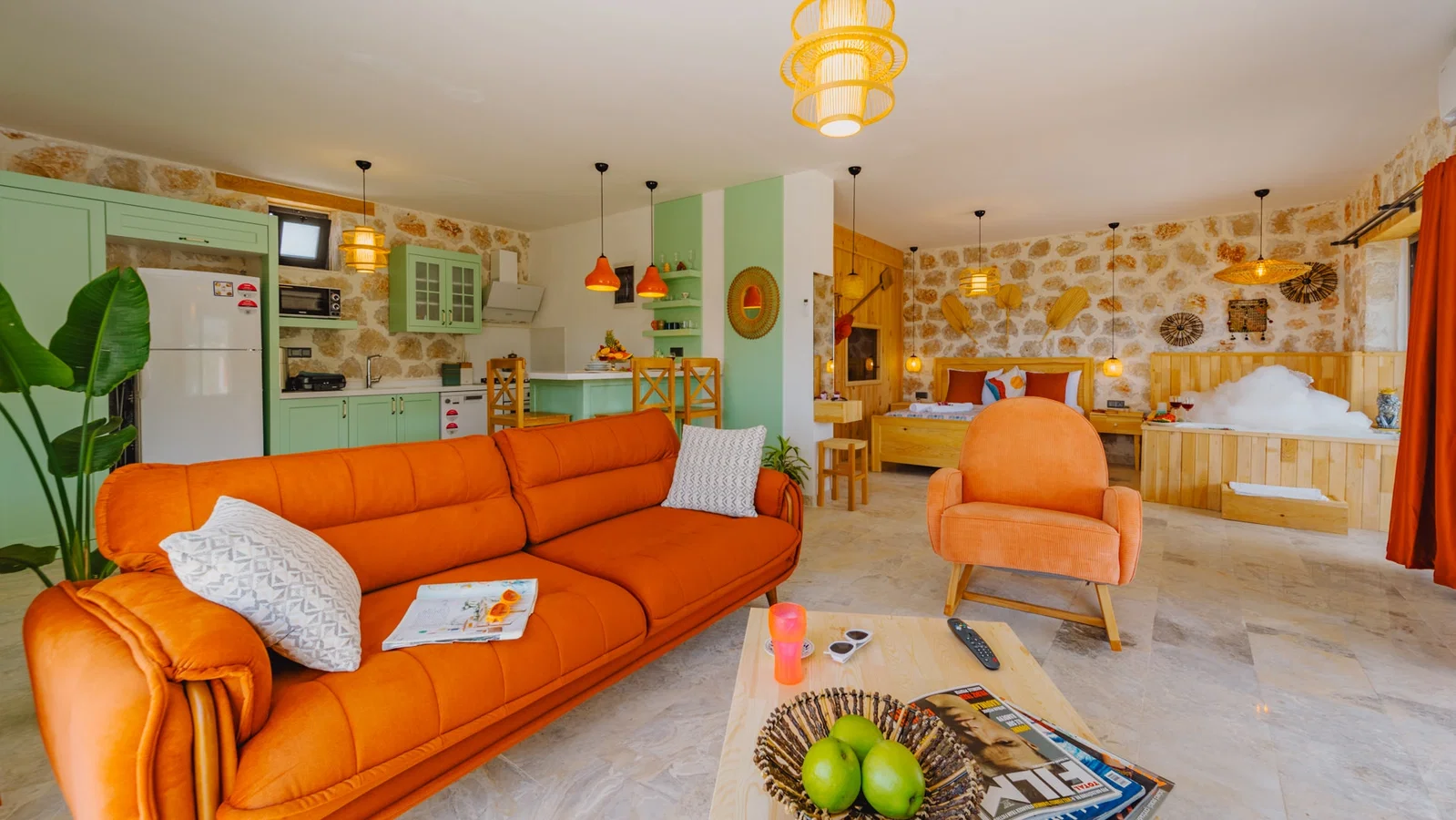 Patara’da Deniz Manzaralı, Korunaklı Havuzlu, 2 Kişilik, Ekonomik Villa