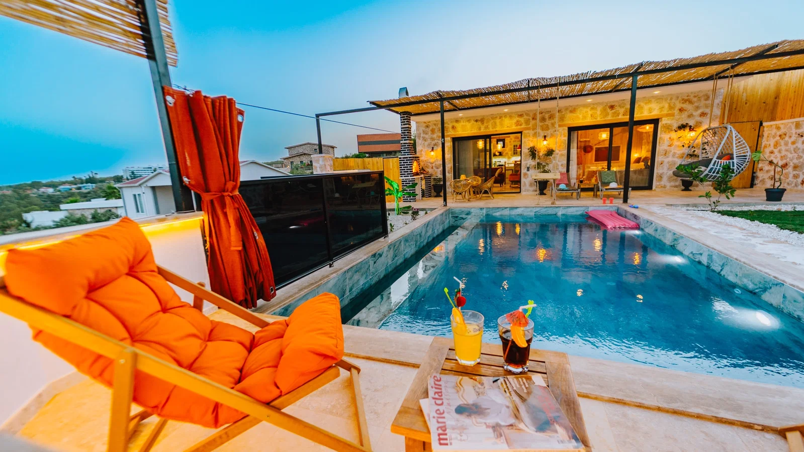 Patara’da Deniz Manzaralı, Korunaklı Havuzlu, 2 Kişilik, Ekonomik Villa