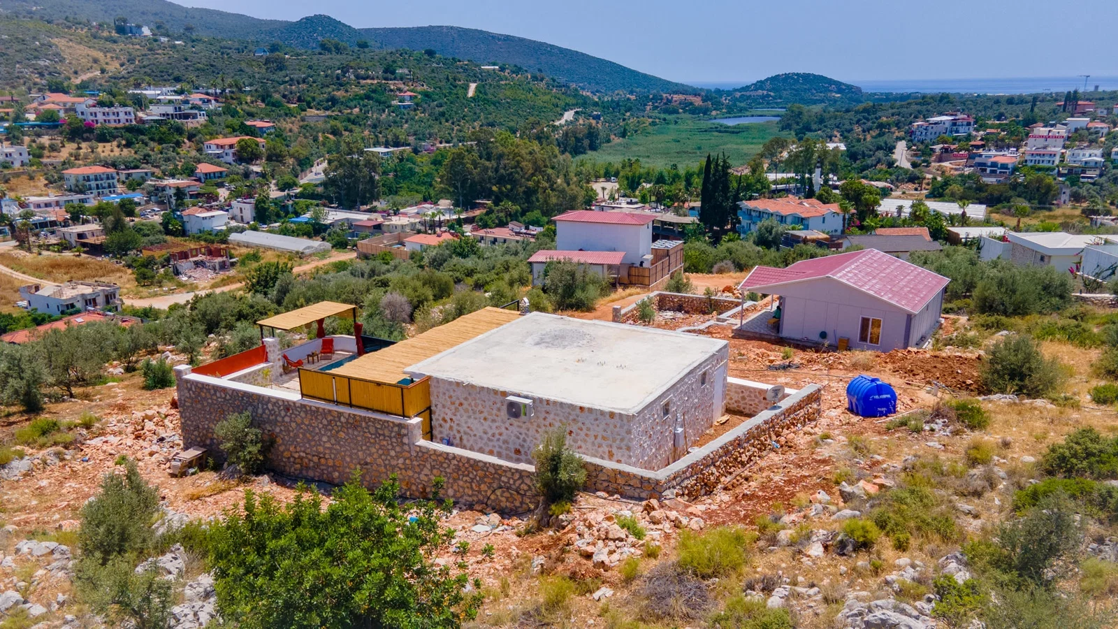Patara’da Deniz Manzaralı, Korunaklı Havuzlu, 2 Kişilik, Ekonomik Villa