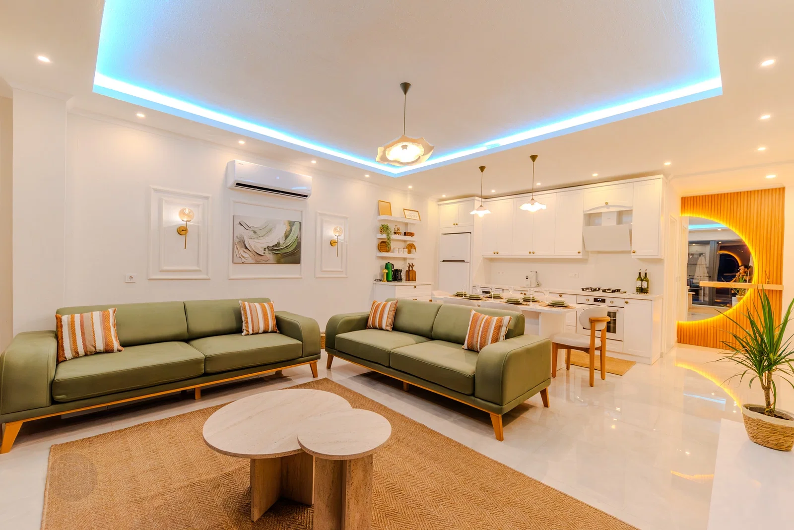 Çavdır’da Balayı Çiftlerine Uygun, Korunaklı Havuzlu, 2 Yatak Odalı, Kiralık Villa