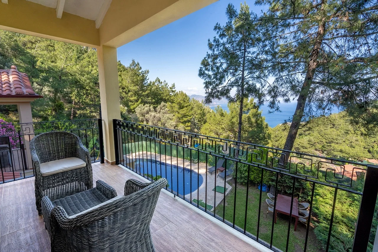 Marmaris’te Balayı Çiftlerine Uygun, Özel Havuzlu, 6 Kişilik, Kiralık Villa