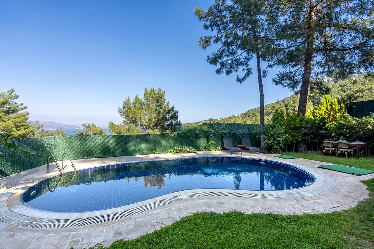 Marmaris’te Balayı Çiftlerine Uygun, Özel Havuzlu, 6 Kişilik, Kiralık Villa