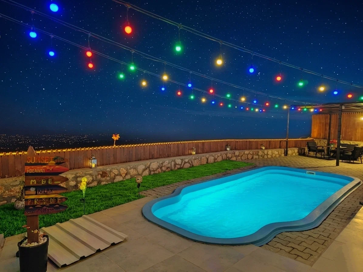 Çavdır’da Balayı Çiftlerine Uygun, Korunaklı Havuzlu, 1 Yatak Odalı, Kiralık Villa