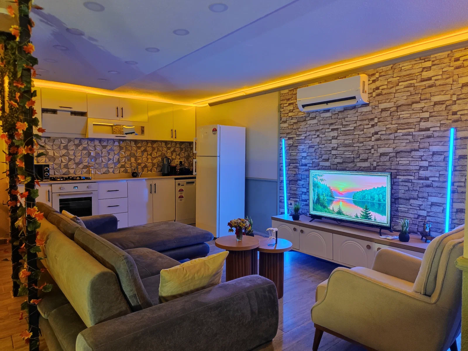 Çavdır’da Balayı Çiftlerine Uygun, Korunaklı Havuzlu, 1 Yatak Odalı, Kiralık Villa