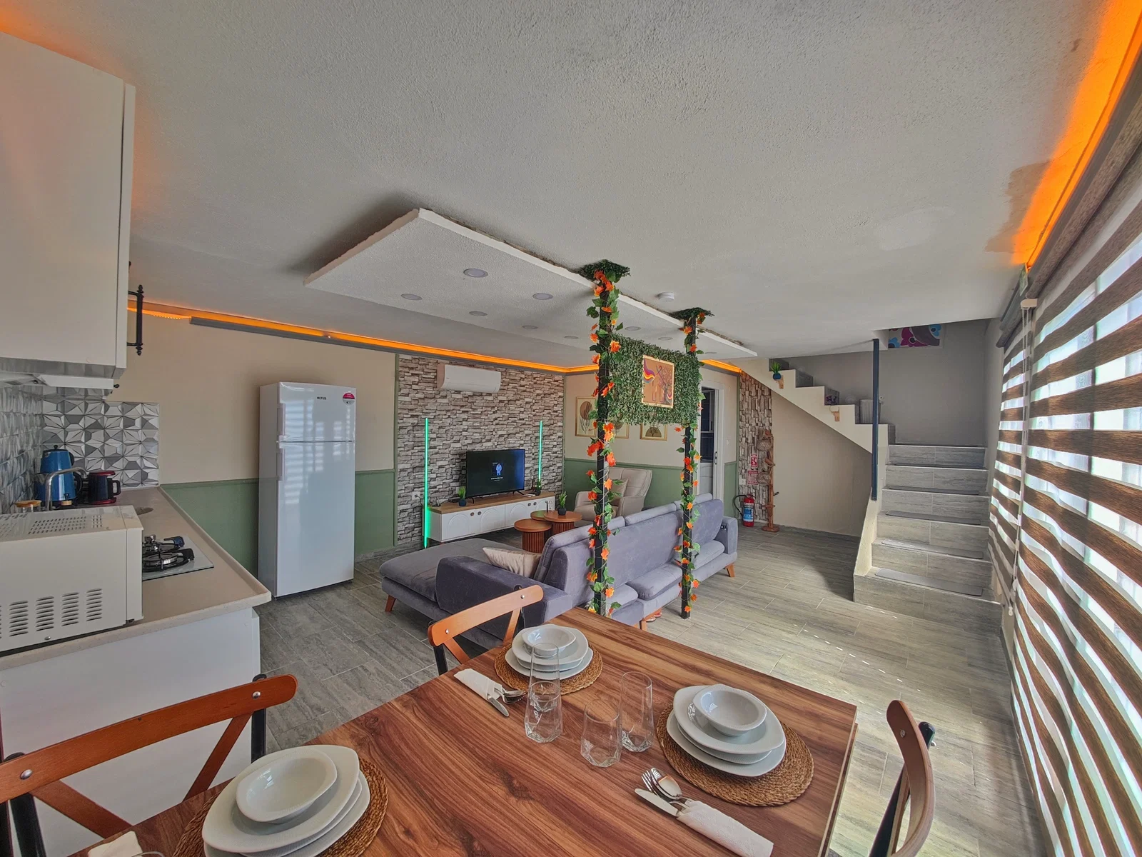 Çavdır’da Balayı Çiftlerine Uygun, Korunaklı Havuzlu, 1 Yatak Odalı, Kiralık Villa