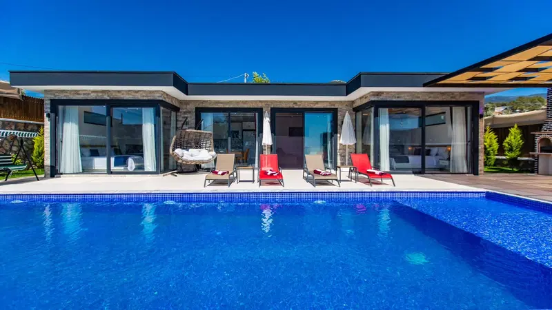 Çavdır’da saunalı kiralık villa, fotoğraf 3