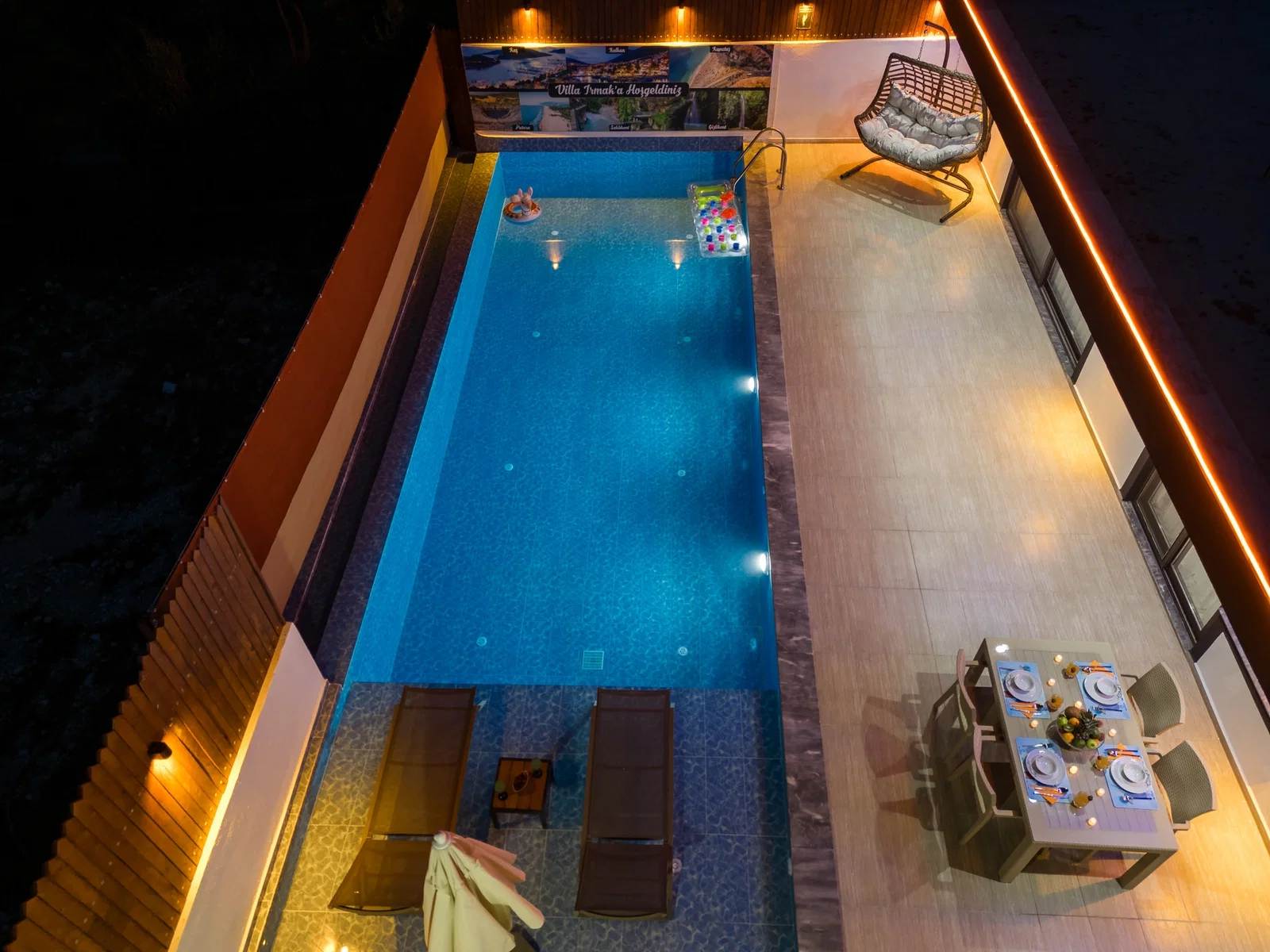 Çavdır’da Balayı Çiftlerine Uygun, Korunaklı Havuzlu, 1 Yatak Odalı, Kiralık Villa