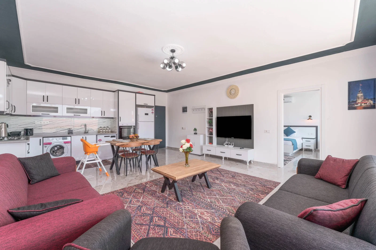 Çavdır’da Balayı Çiftlerine Uygun, Korunaklı Havuzlu, 1 Yatak Odalı, Kiralık Villa