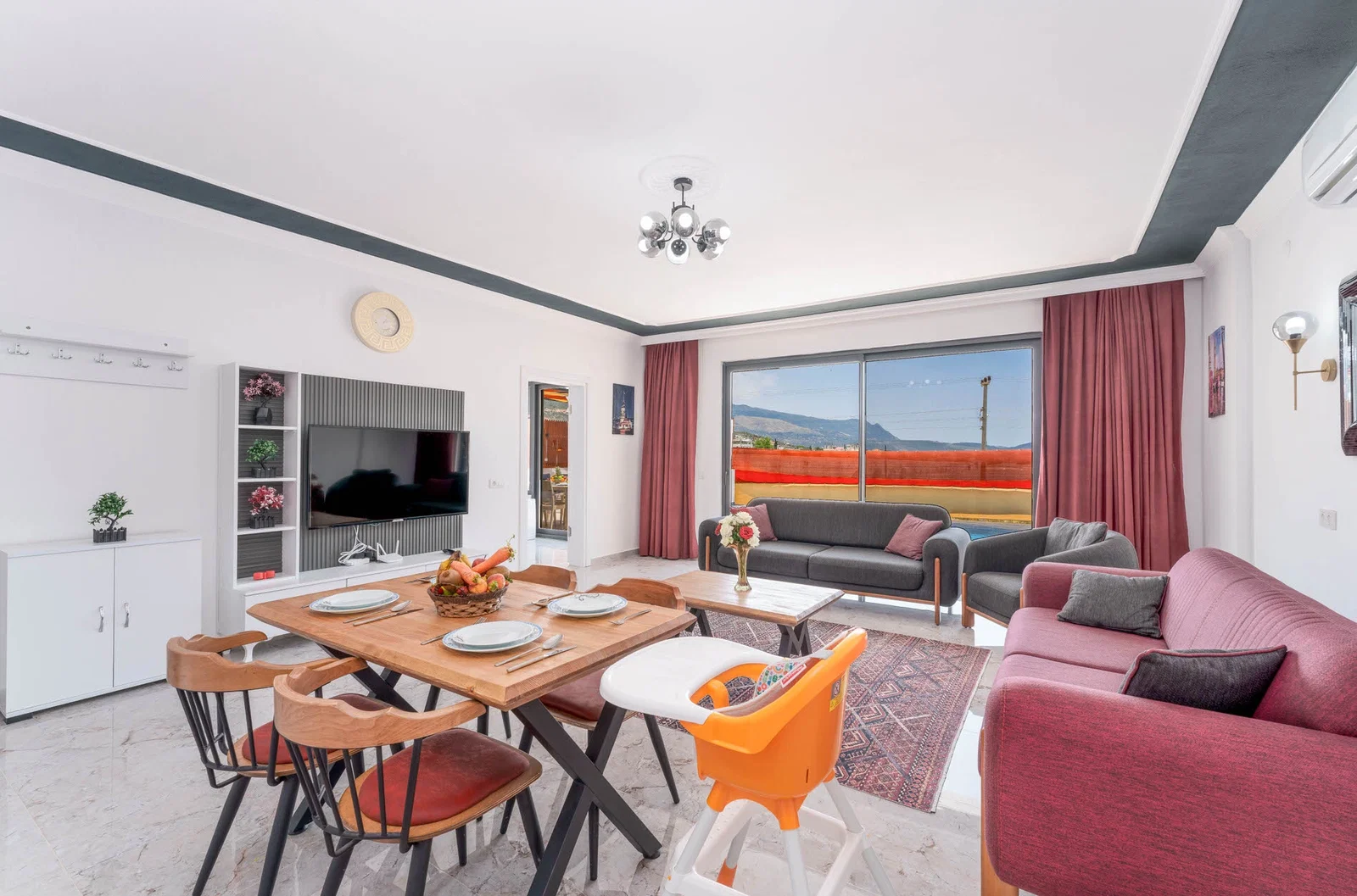 Çavdır’da Balayı Çiftlerine Uygun, Korunaklı Havuzlu, 1 Yatak Odalı, Kiralık Villa