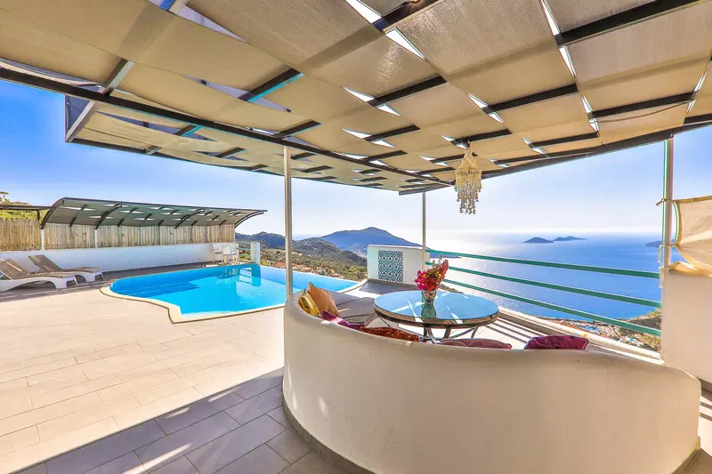 Kalkan’da muhafazakar kiralık villa, fotoğraf 13