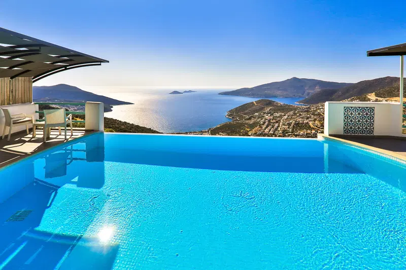 Kalkan’da jakuzili kiralık villa, fotoğraf 10