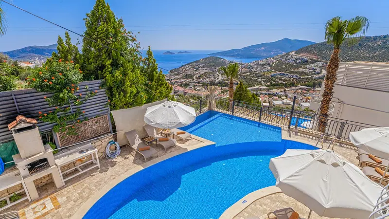 Kalkan’da jakuzili kiralık villa, fotoğraf 2