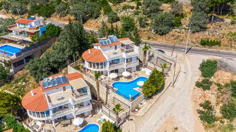 Kalkan’da kapalı havuzlu kiralık villa, fotoğraf 6
