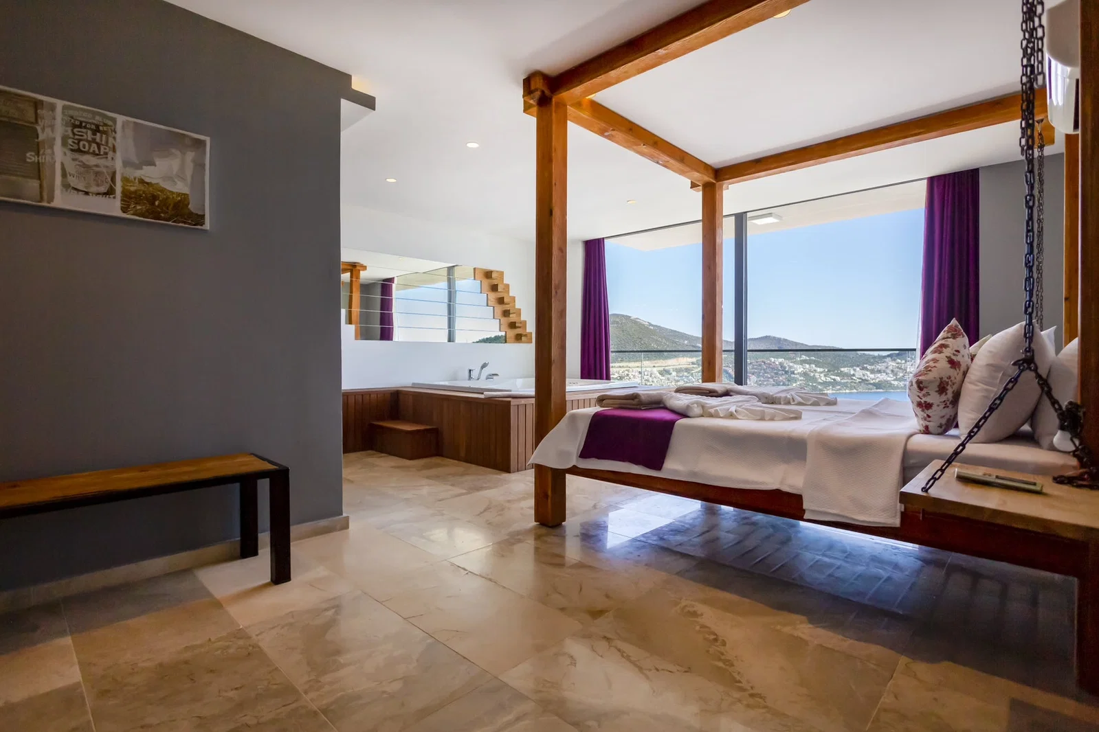 Kalkan’da Kalabalık Ailelere Uygun, Çocuk Havuzlu, Jakuzili, Lüks Villa
