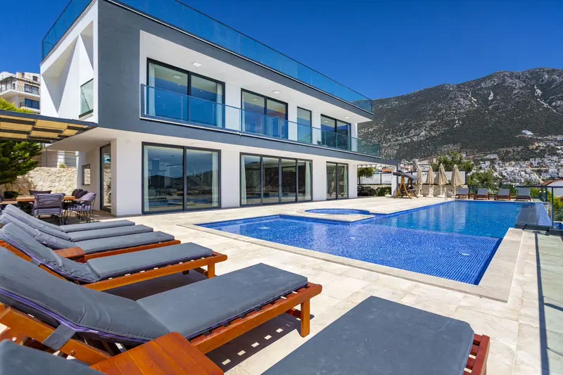Kalkan’da çocuk havuzlu kiralık villa, fotoğraf 3