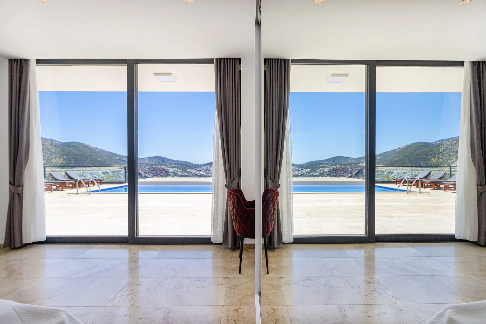 Kalkan’da Kalabalık Ailelere Uygun, Çocuk Havuzlu, Jakuzili, Lüks Villa