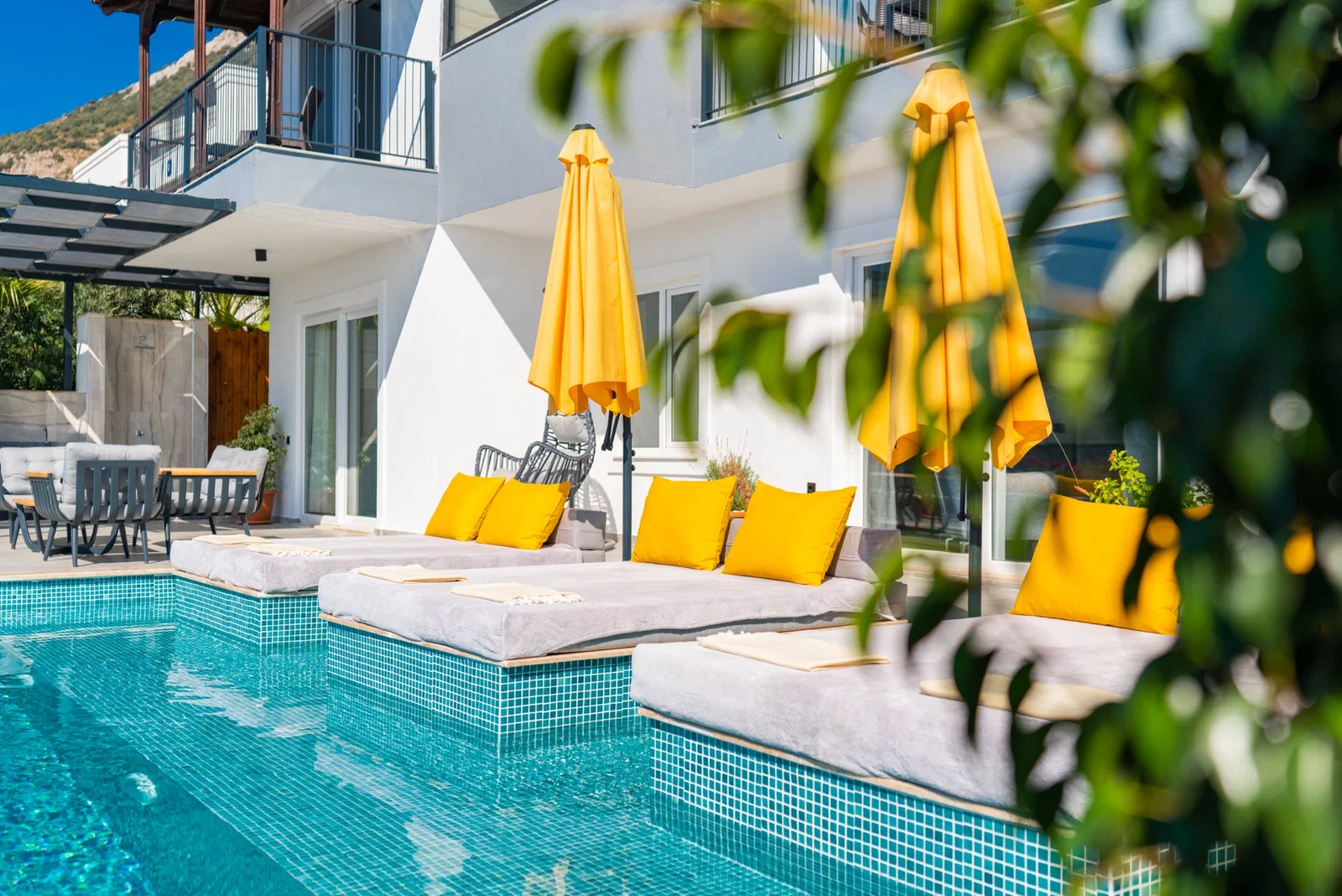 Kalkan’da Merkeze Yakın, Özel Havuzlu, Jakuzili, Kiralık Villa