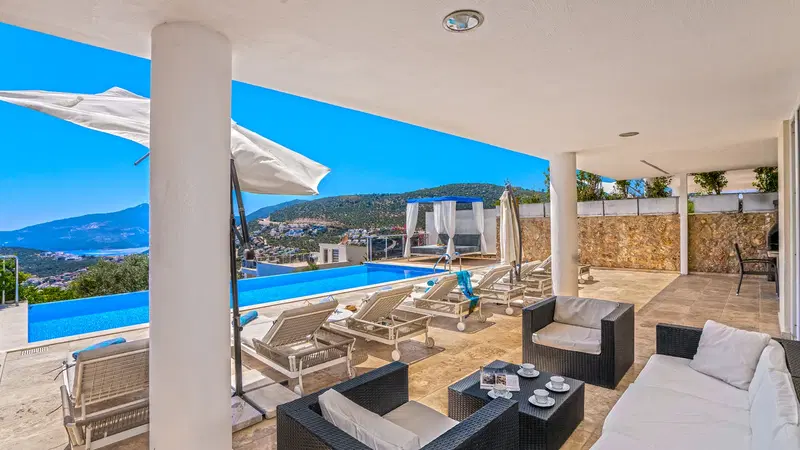 Kalkan’da kalabalık aile kiralık villa, fotoğraf 6