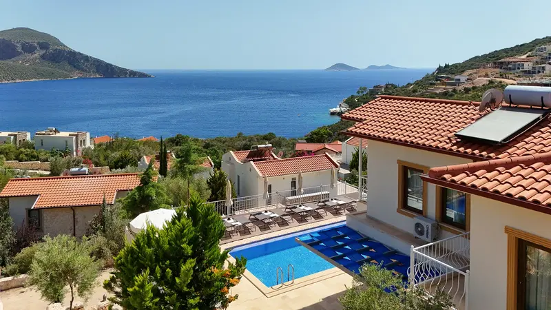 Kalkan’da bahçeli kiralık villa, fotoğraf 2