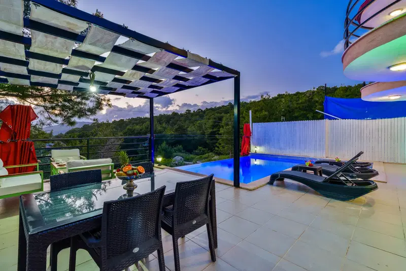 Kalkan’da doğa içinde kiralık villa, fotoğraf 8