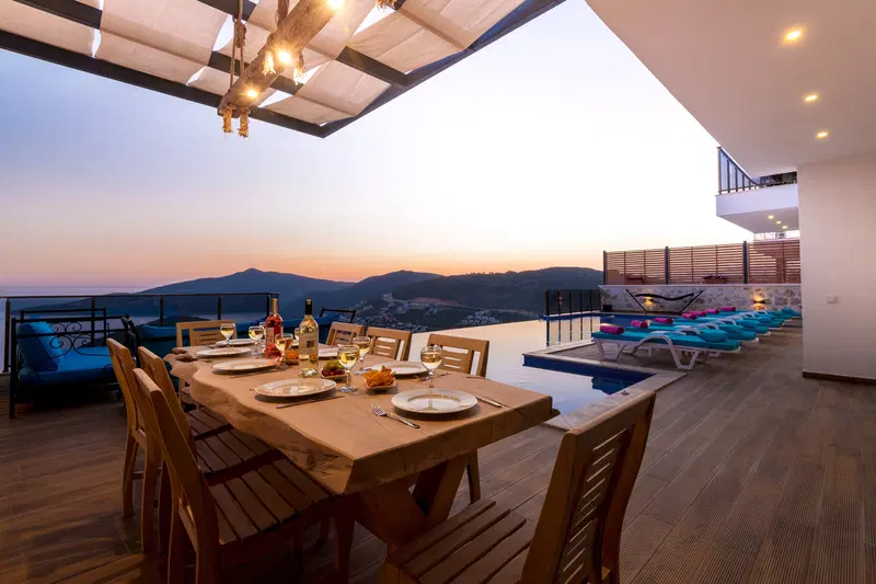 Kalkan’da jakuzili kiralık villa, fotoğraf 7