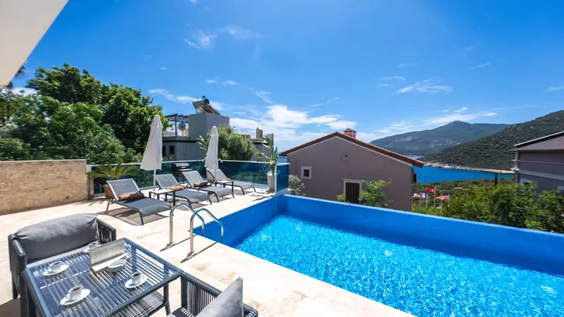 Kalkan’da özel havuzlu kiralık villa, fotoğraf 4