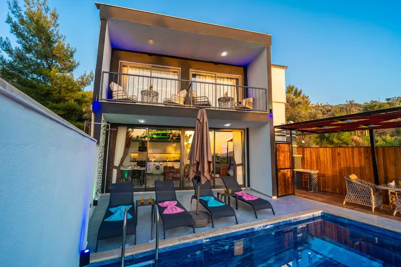 Kalkan’da muhafazakar kiralık villa, fotoğraf 7