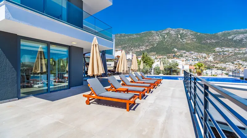 Kalkan’da jakuzili kiralık villa, fotoğraf 3