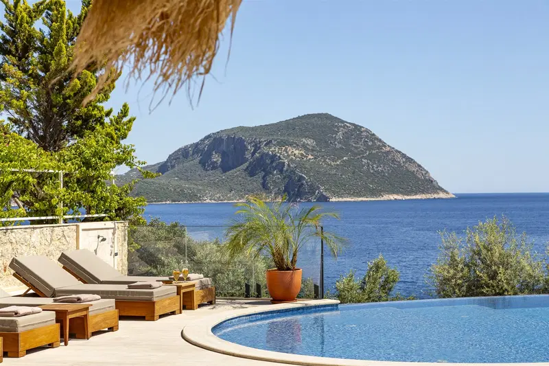 Kalkan’da özel havuzlu kiralık villa, fotoğraf 4