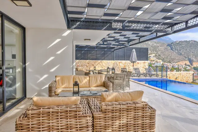 Kalkan’da özel havuzlu kiralık villa, fotoğraf 4