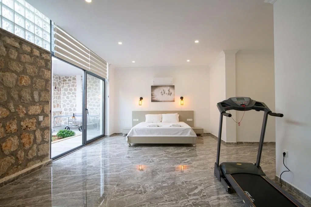 Kalkan’da Merkeze Yakın, Özel Havuzlu, 5 Yatak Odalı, Kiralık Villa