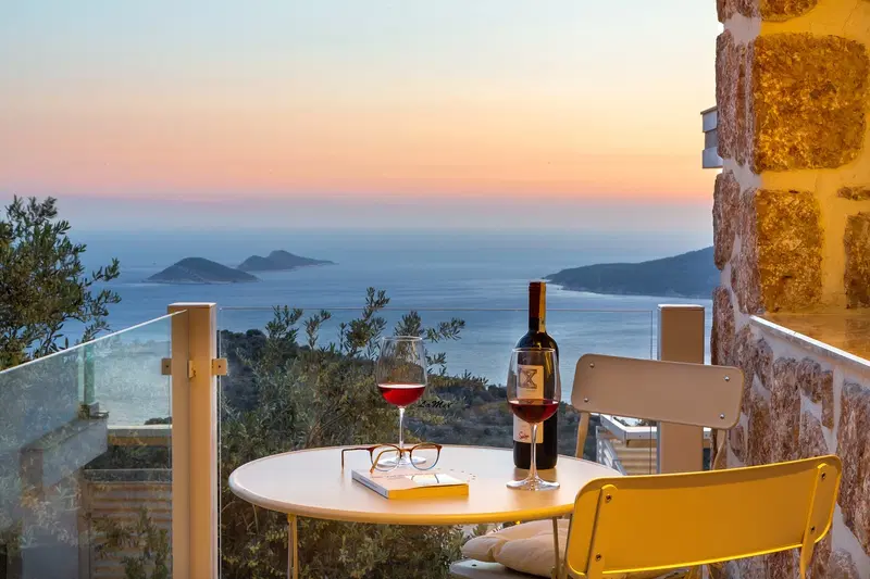 Kalkan’da saunalı kiralık villa, fotoğraf 5