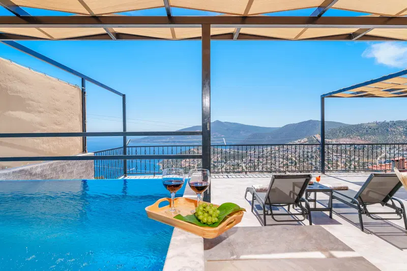Kalkan’da saunalı kiralık villa, fotoğraf 2